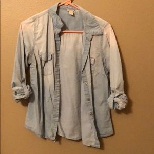 Ombré Jean Jacket